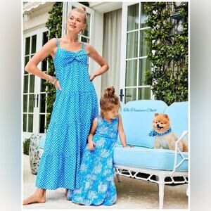 Lilly Pulitzer Shylee Cotton Maxi Dress Size 10